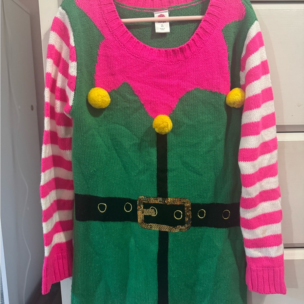 Girls christmas sweater